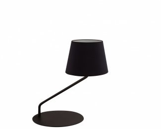 Stylowa lampka biurkowa stołowa nocna biała czarna LIZBONA 50225