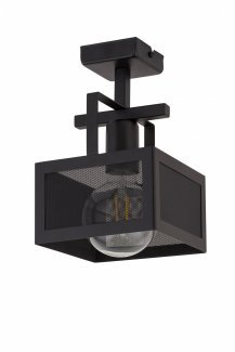 Stylowa lampa sufitowa plafon czarny ALBERT I 32178