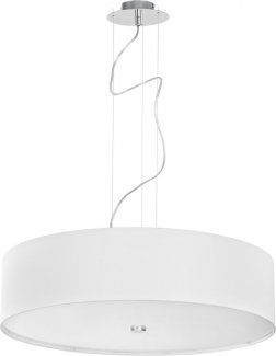 Stylowa lampa wisząca żyrandol biały zwis VIVIANE III 6772